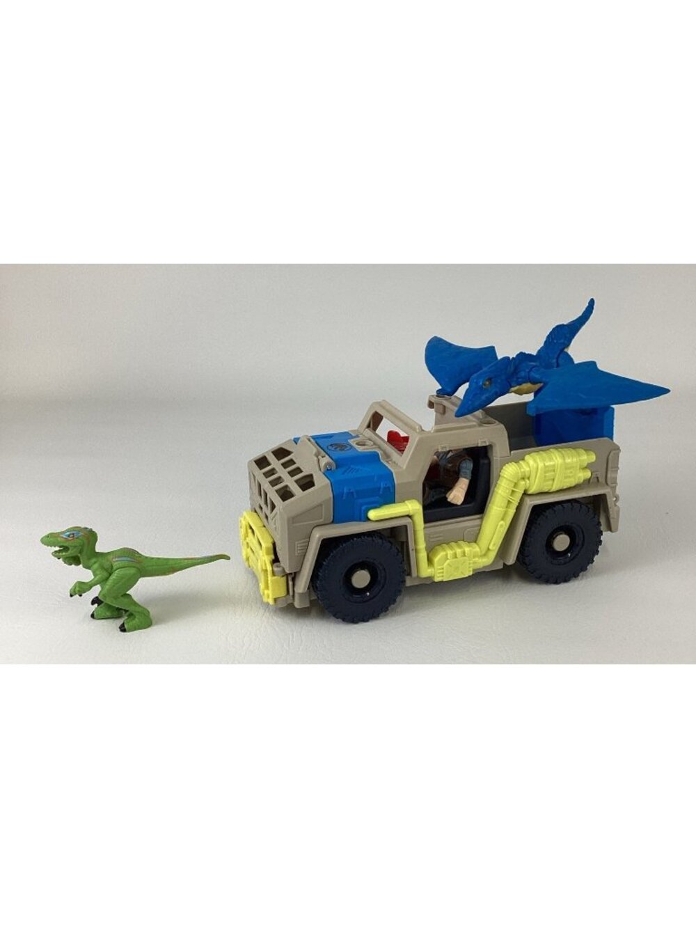 Imaginext Jurassic World Track and Transport Owen Dinosaurs Bundle Lot FP